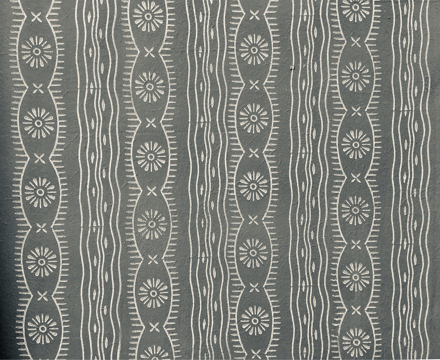 Pattern paint rollerNo5,FLOWER -, Wall decor, Rubber roller, 15cm, patterned paint roller designs