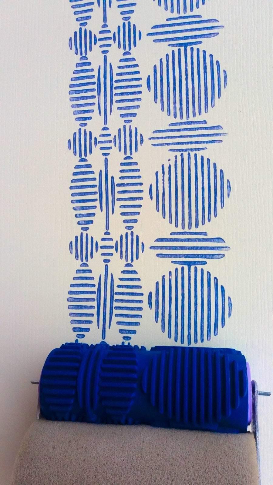 CIRCULAR LINES Rubber decor roller-36