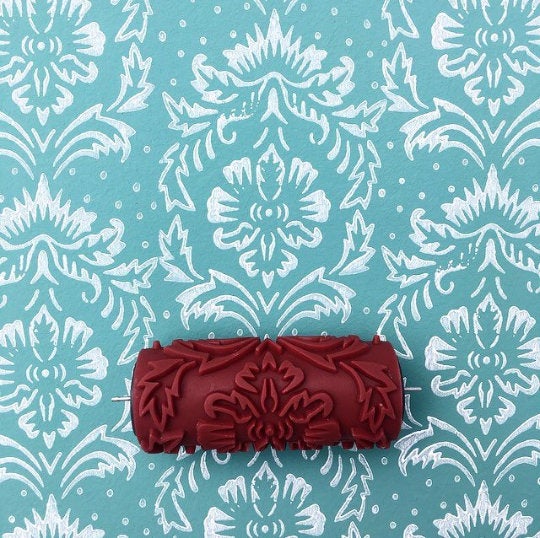 C9-Patterned paint roller, Wall decoration, house painting, pattern, paint roller, 15cm2,patterned paint roller designs